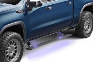 Chevrolet Silverado Running Boards - AMP Research - PowerStep Xtreme - Black - `22-`25 Chevrolet Silverado Running Boards - AMP Research - PowerStep Xtreme - Black - `22-`25